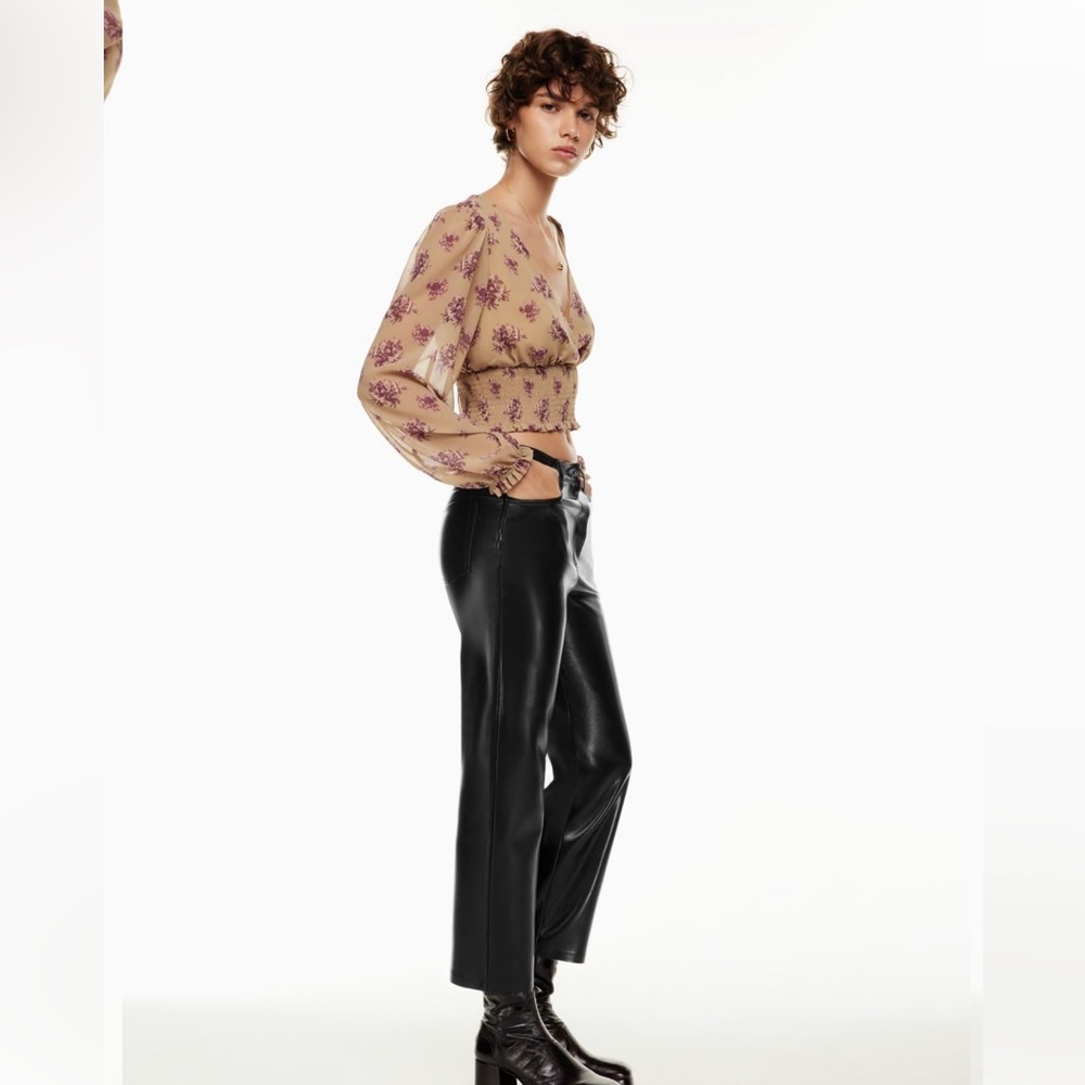 Aritzia Wilfred Melina Cropped Pant